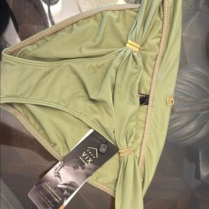 Vix Green Panties Silky Stretchy swimsuit XL